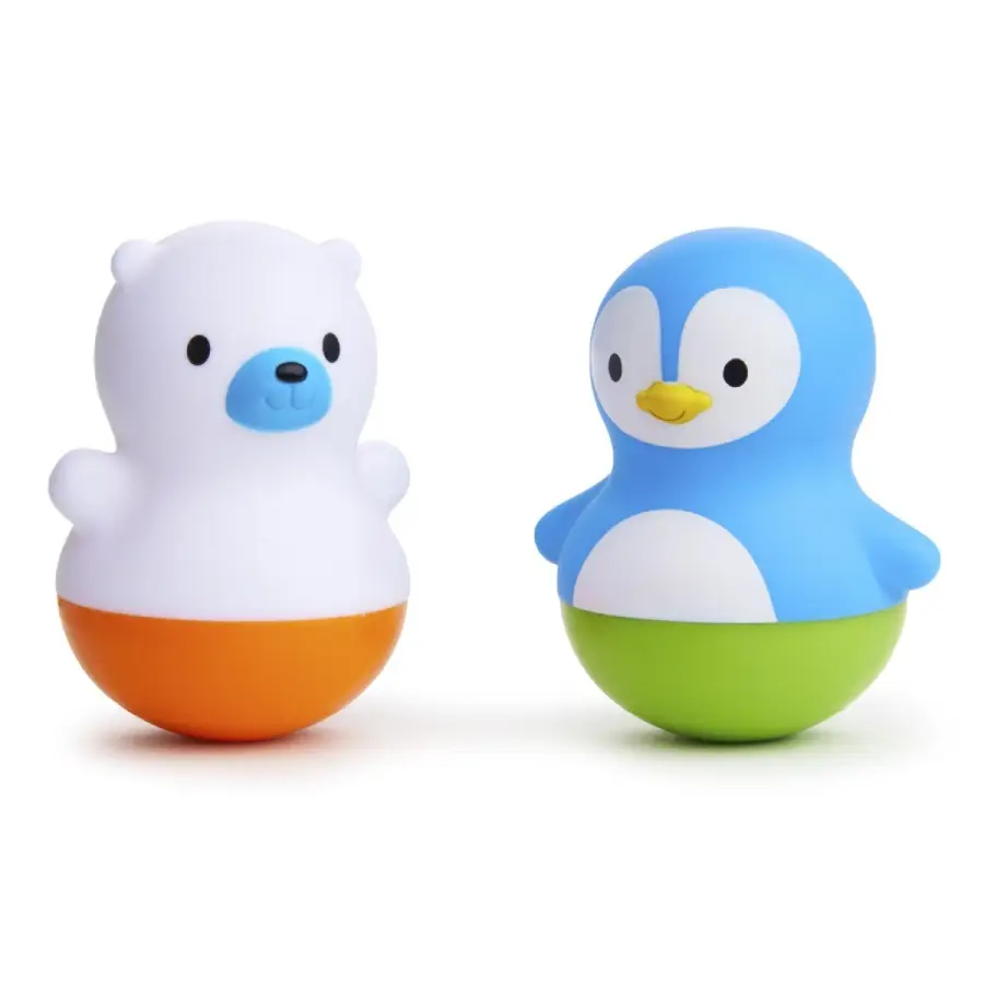 Munchkin игрушки для ванны поплавки Медведь и Пингвин Bath Bobbers™, 6+